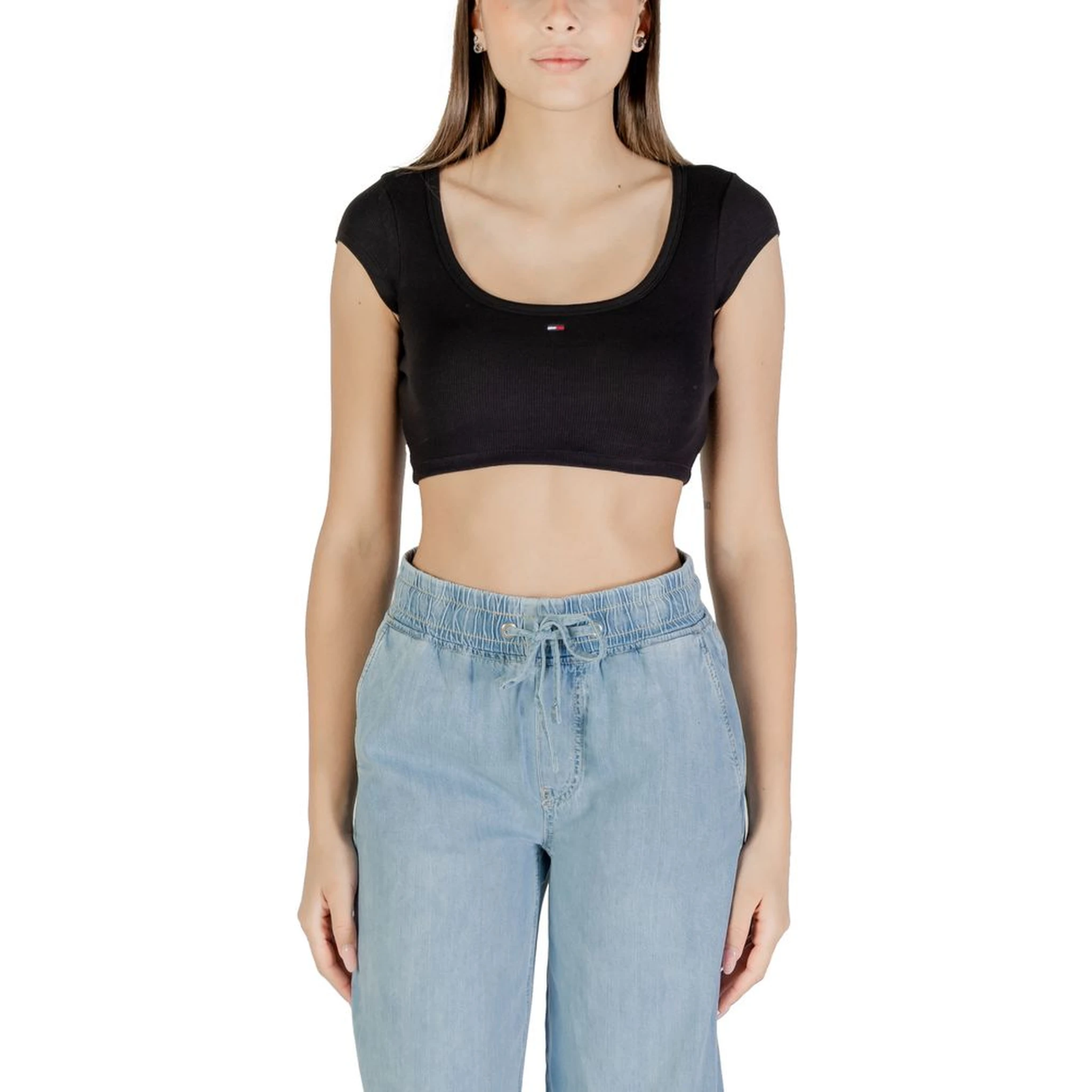 تيشيرت قطني أسود