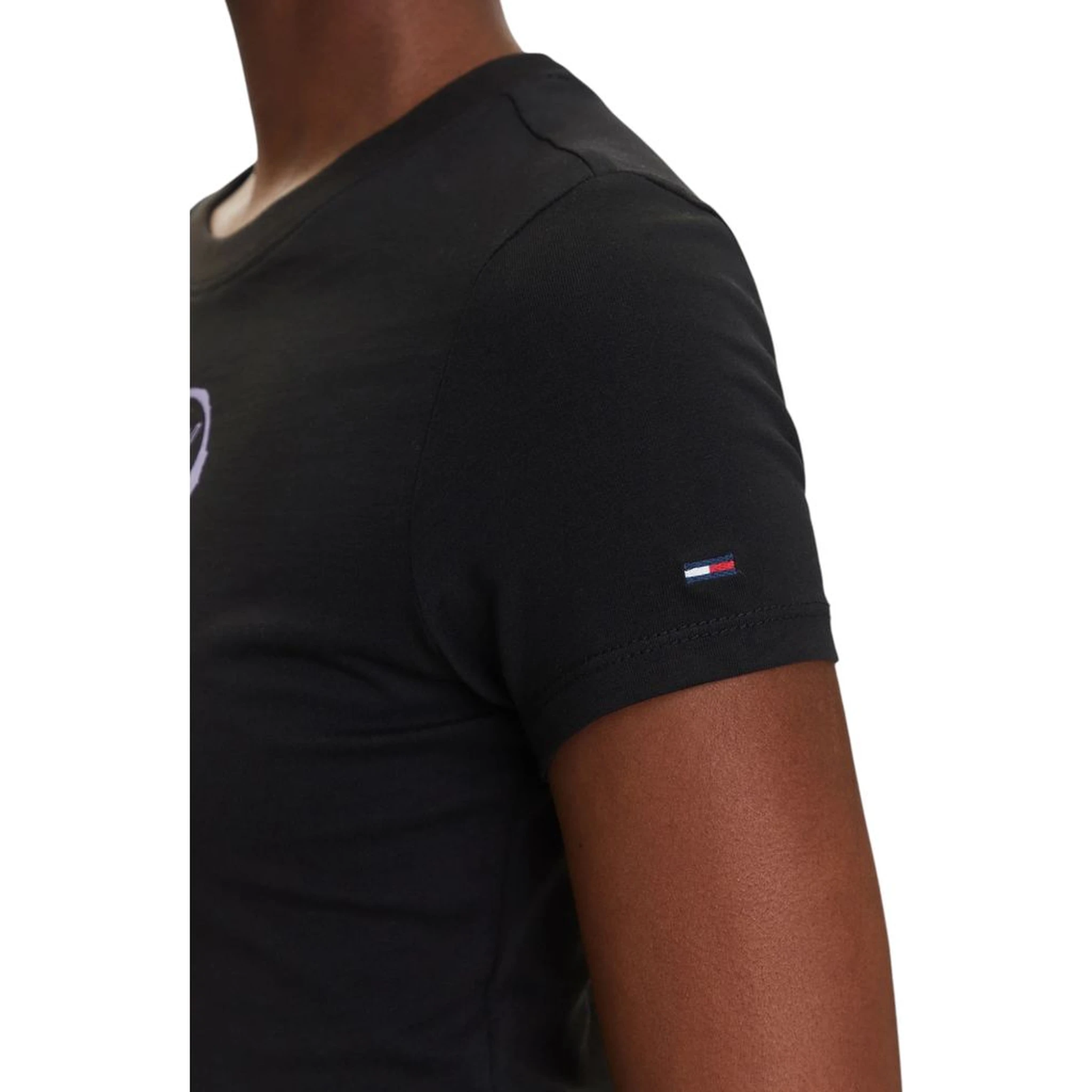 Black Recycled Cotton T-Shirt