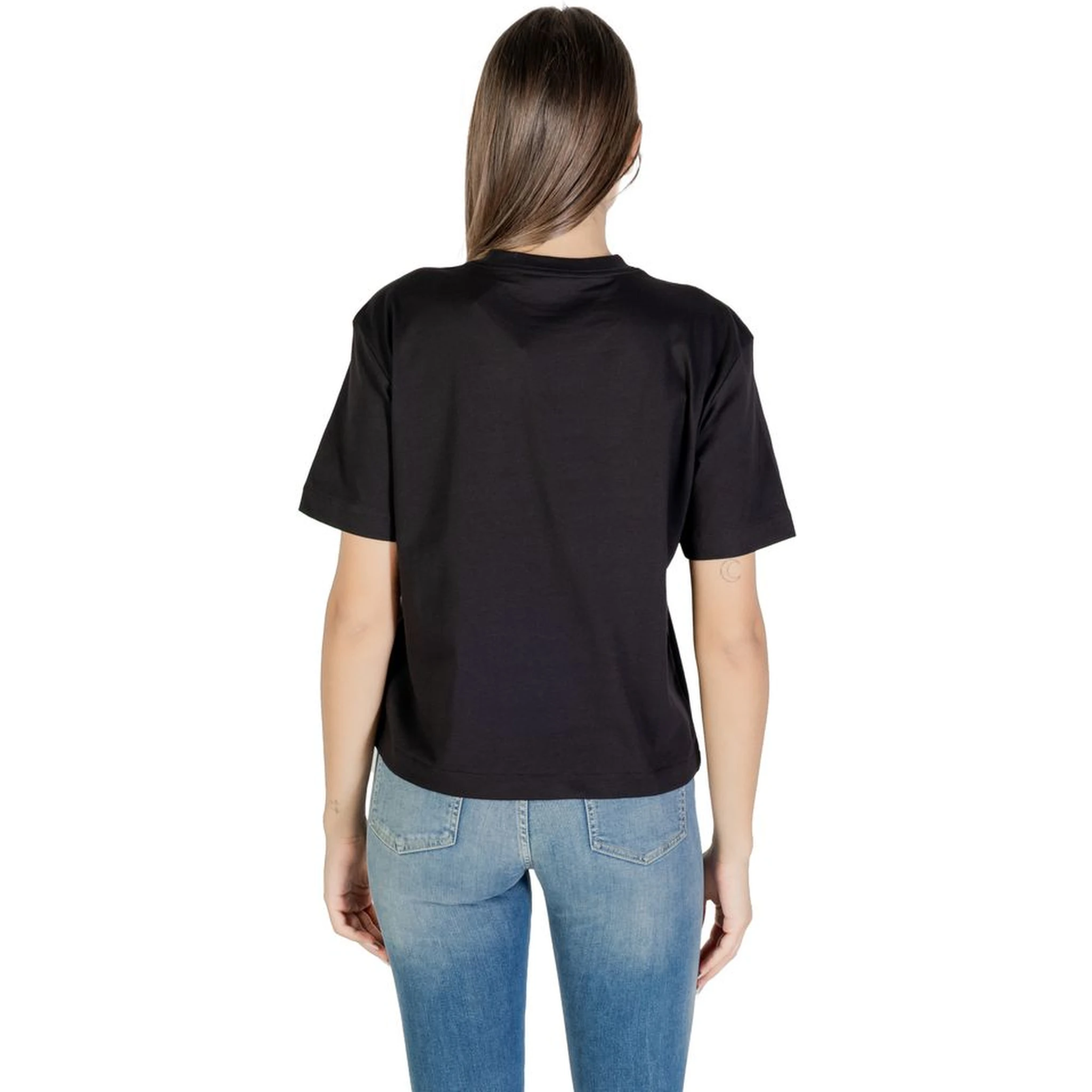 تيشيرت قطني أسود