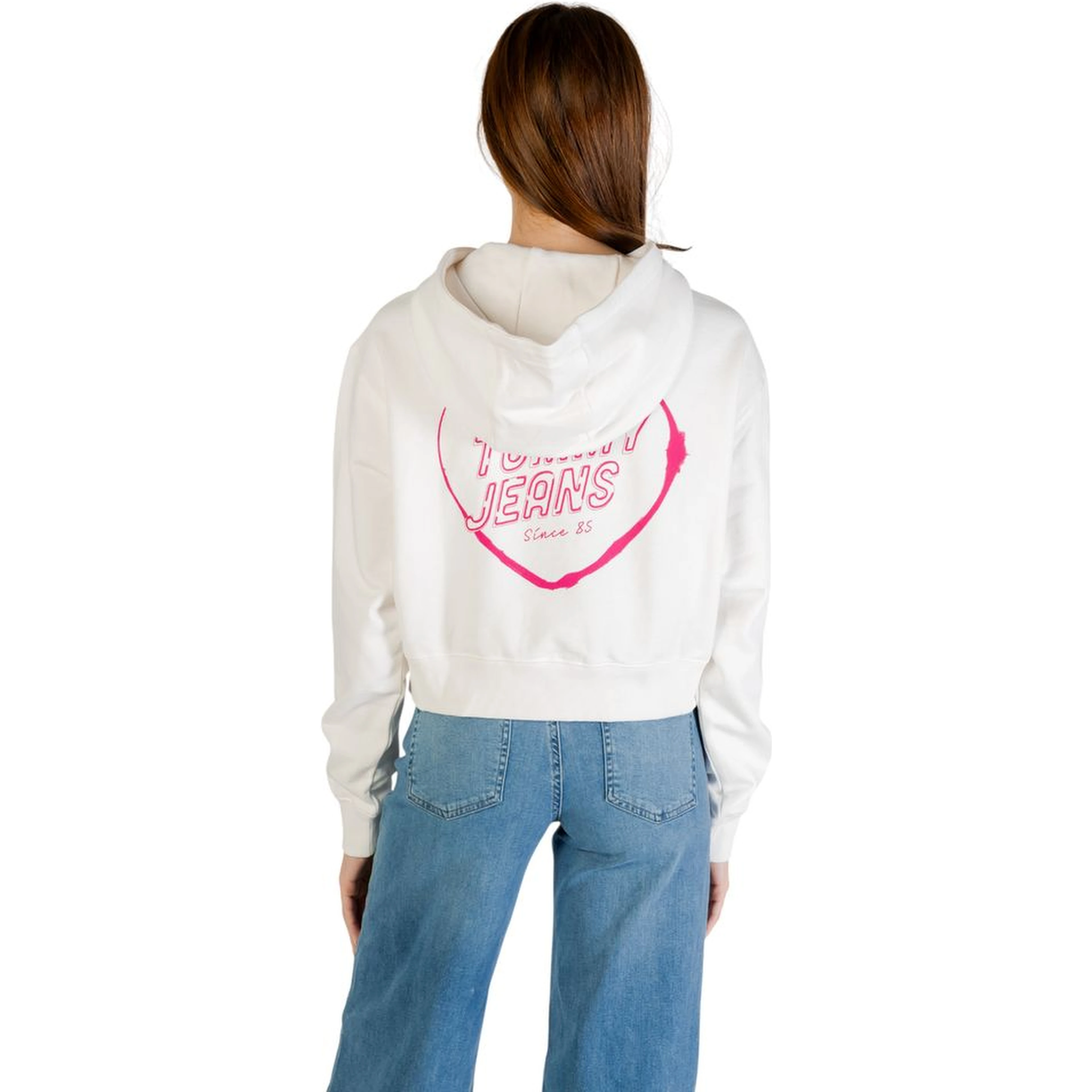 Cream Recycled Cotton Hoodie