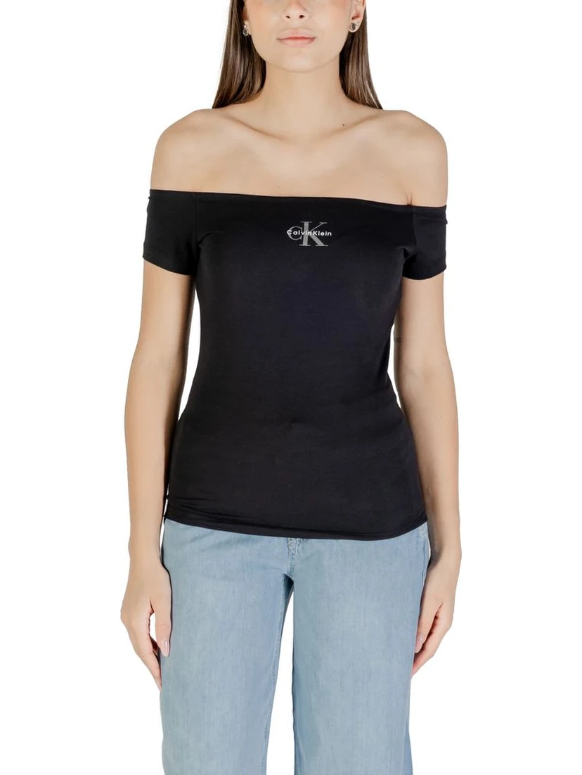 Black Cotton T-Shirt