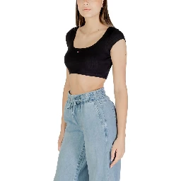 تيشيرت قطني أسود