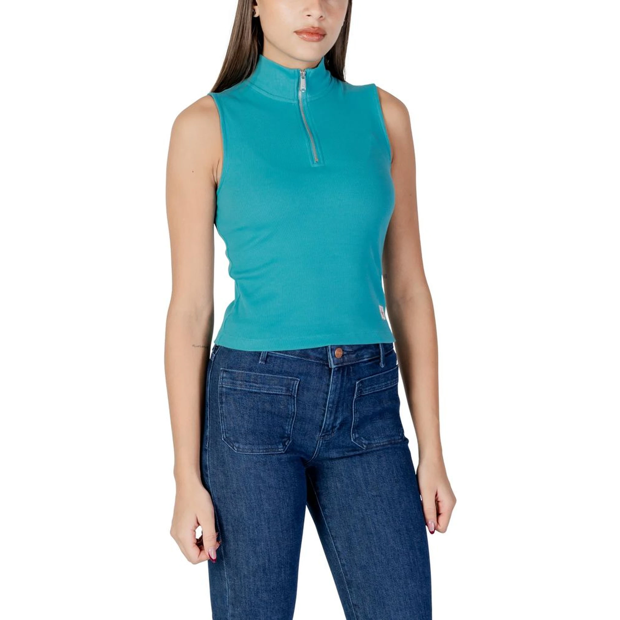 Turquoise Cotton Top