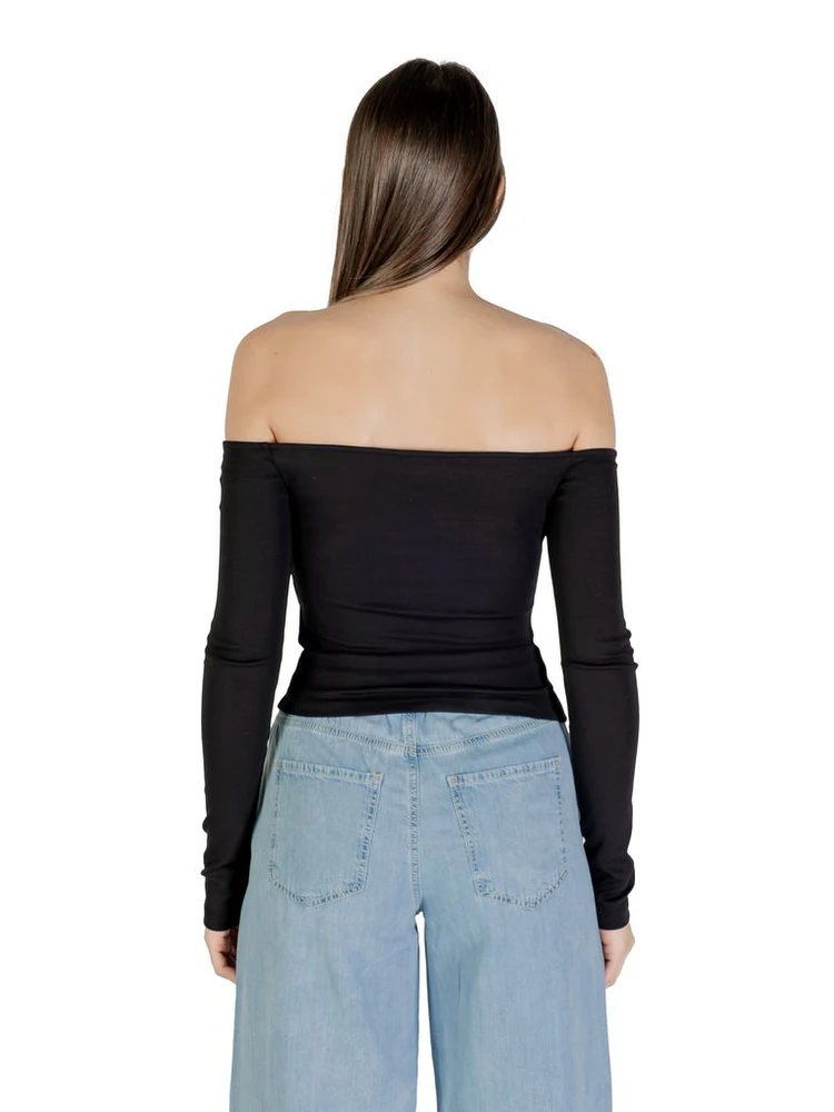 Black Recycled Cotton Long Sleeve T-Shirt alternative