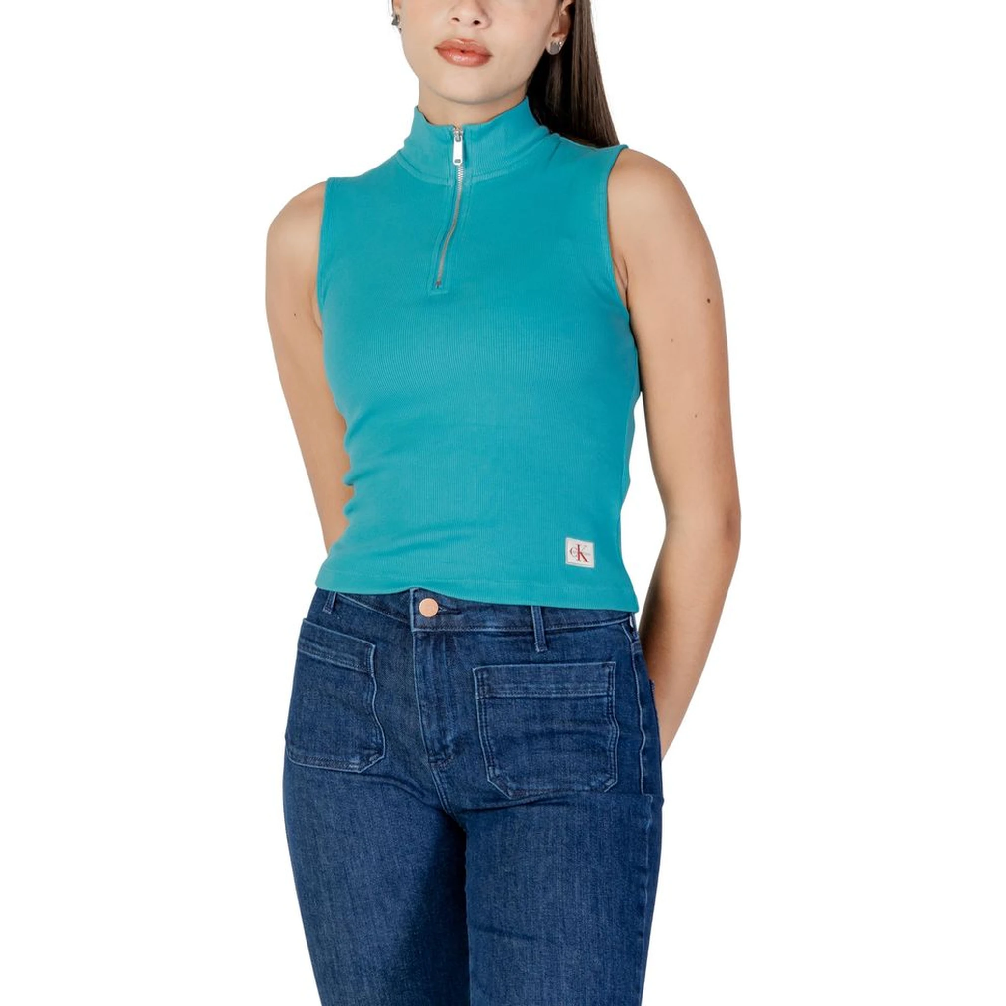 Turquoise Cotton Top