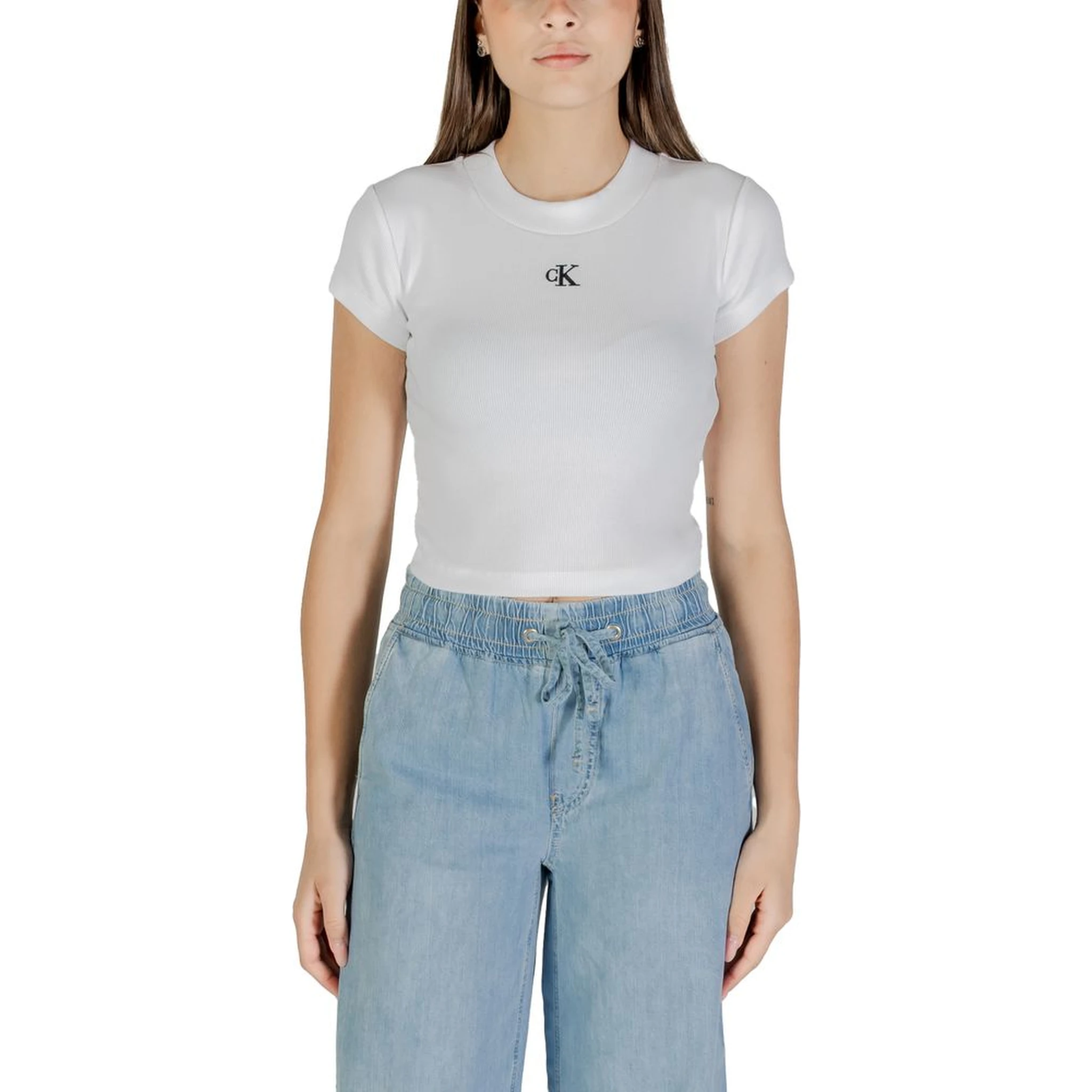 تي شيرت قطني أبيض