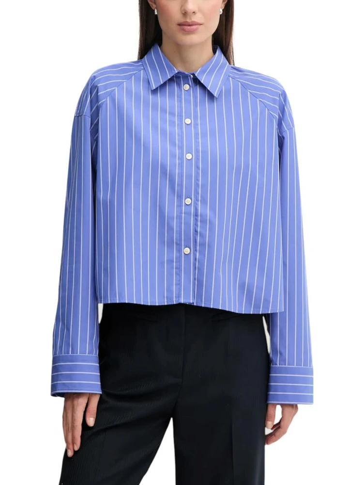 Blue Cotton Blouse