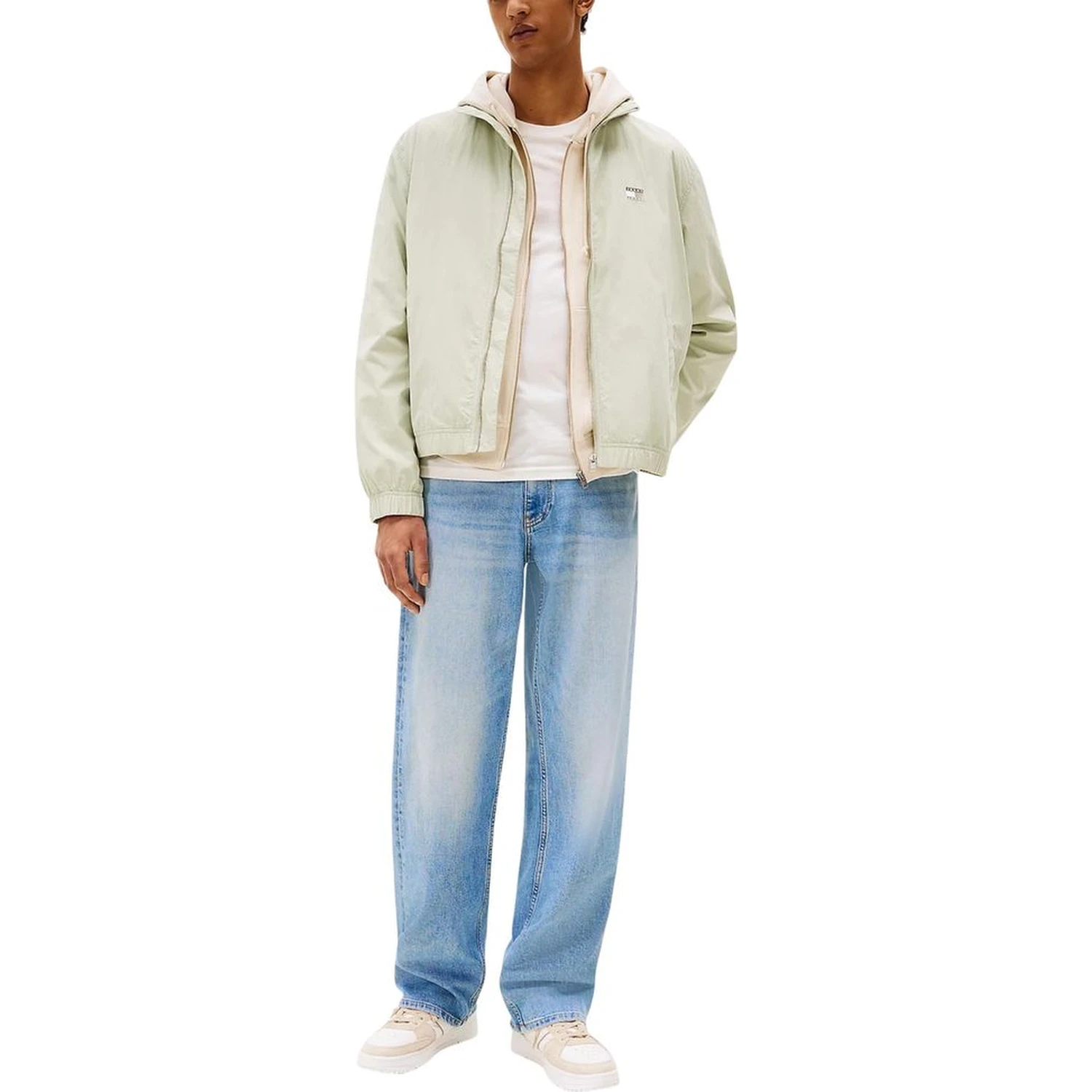 Bicolor Recycled Polyamide Bomber