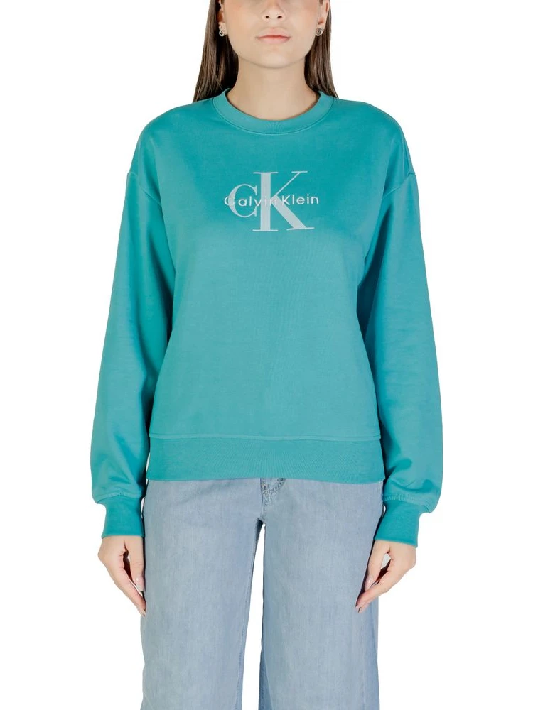 Blue Cotton Sweatshirt