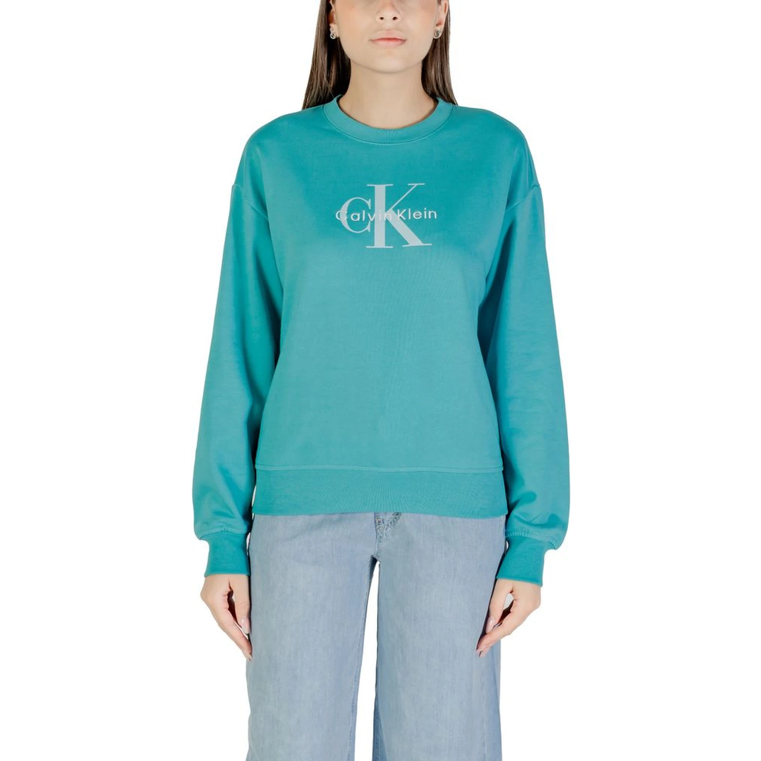 Blue Cotton Sweatshirt