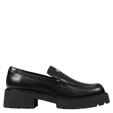 Black Leather Pumps