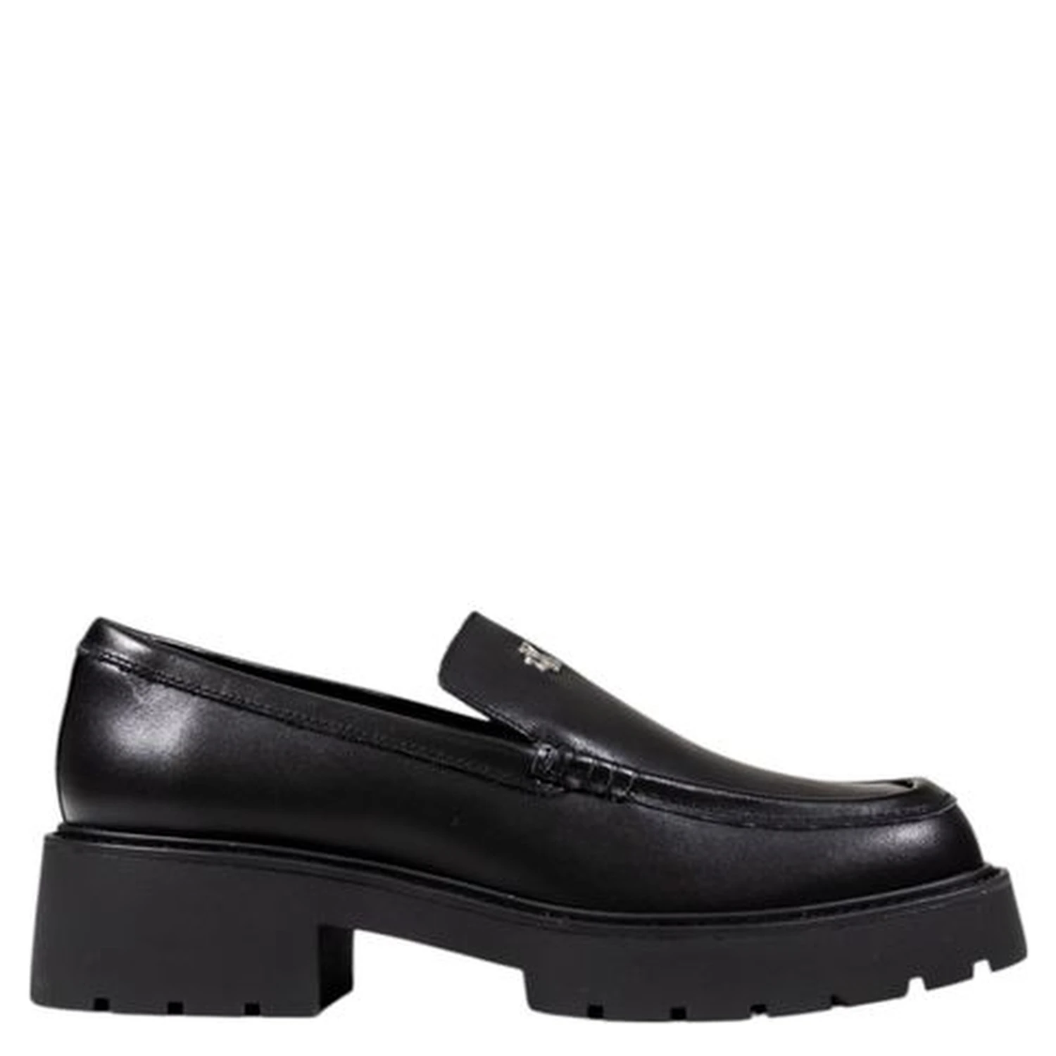 Black Leather Pumps
