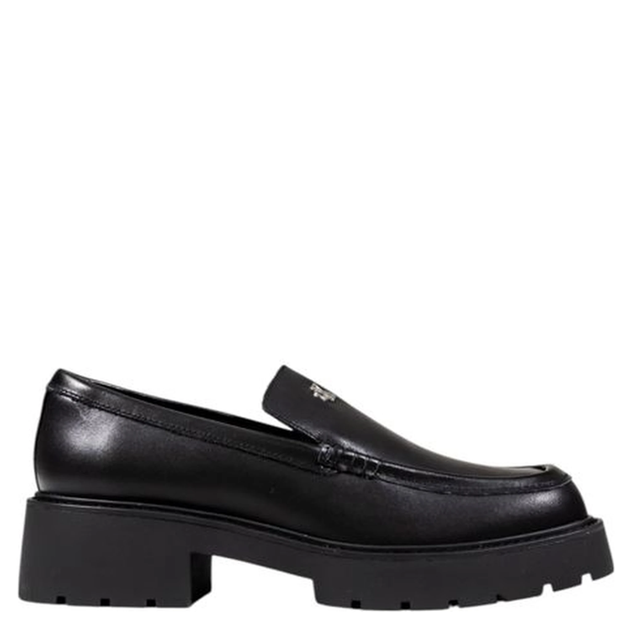 Black Leather Pumps