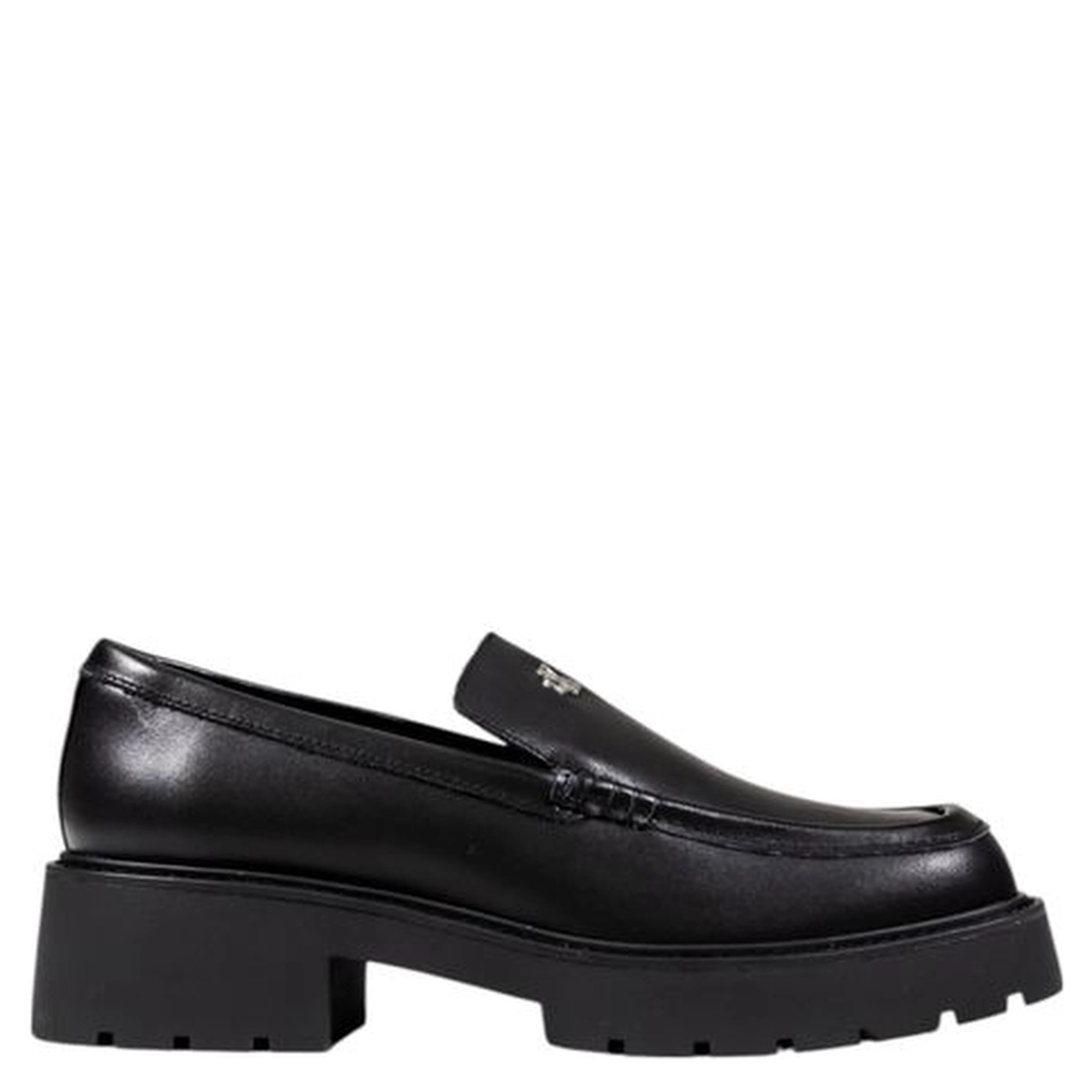 Black Leather Pumps