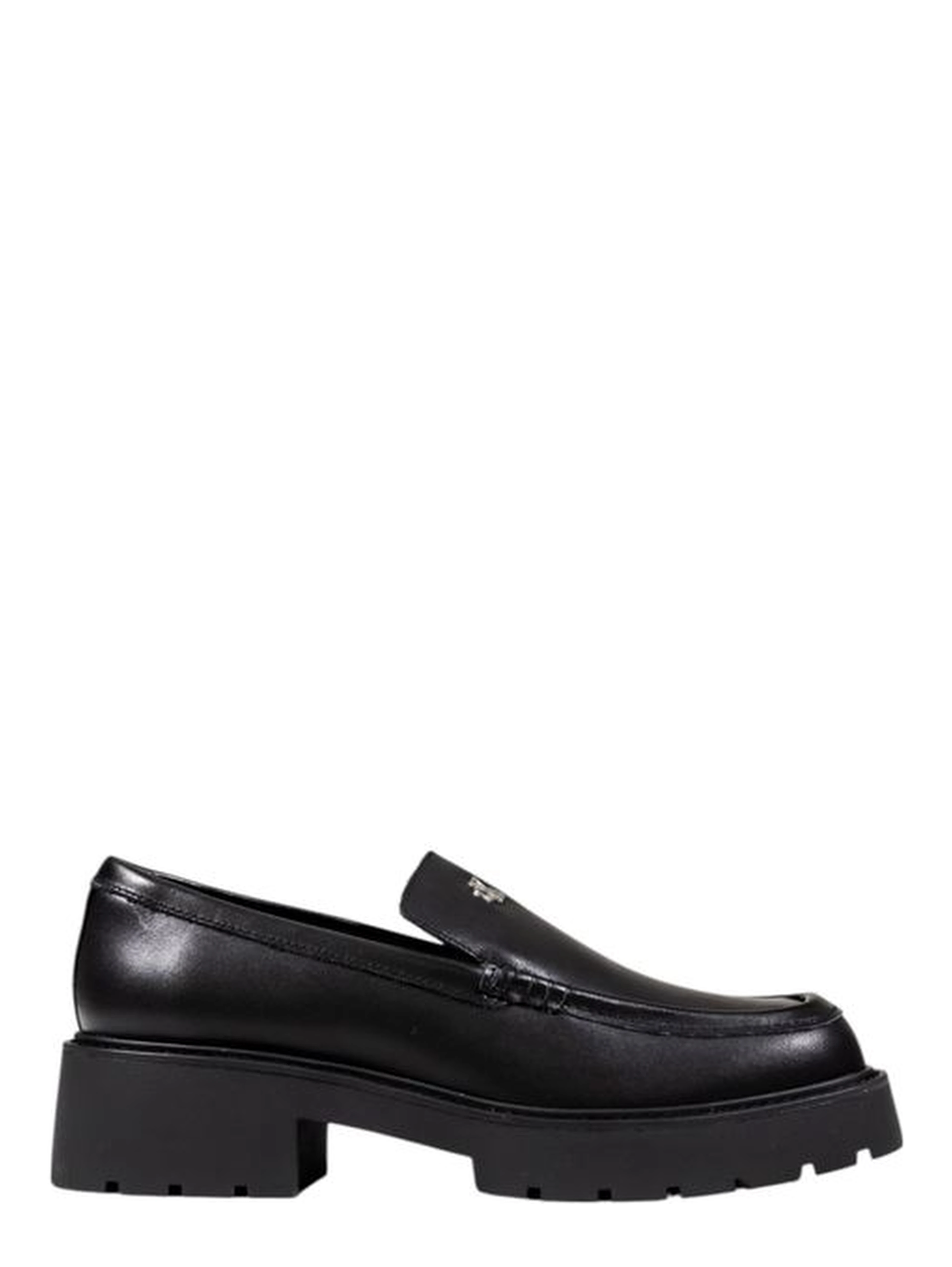 Black Leather Pumps