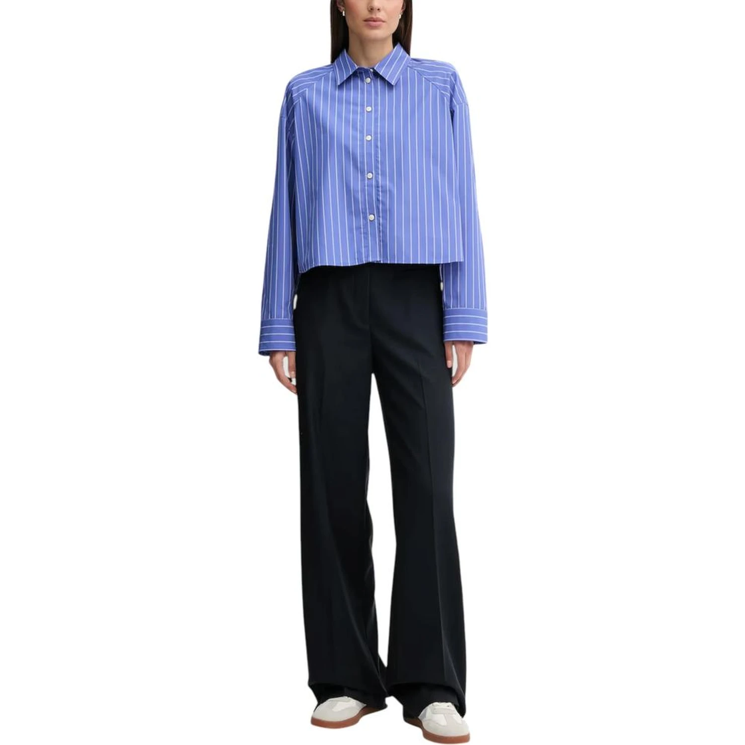 Blue Cotton Blouse