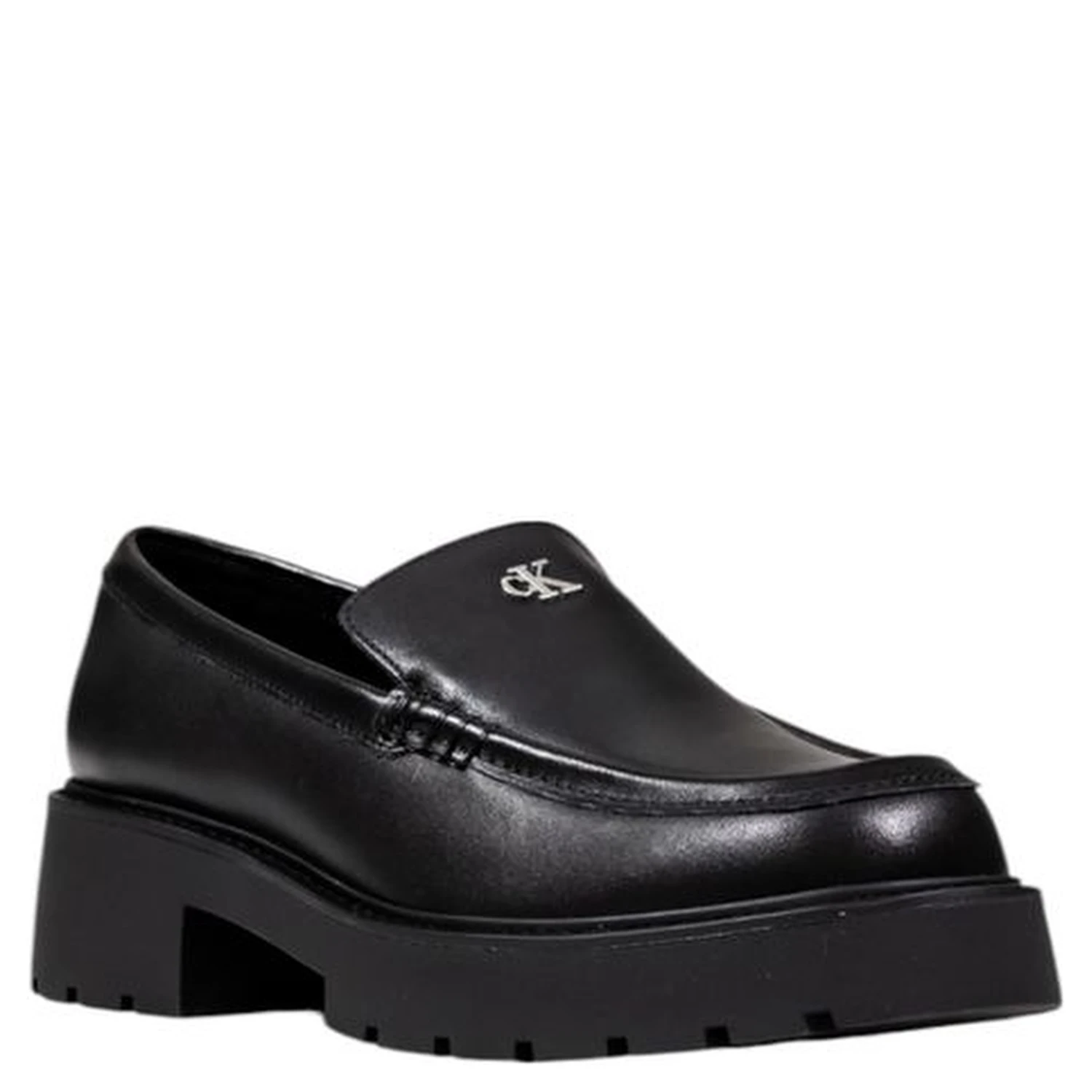Black Leather Pumps