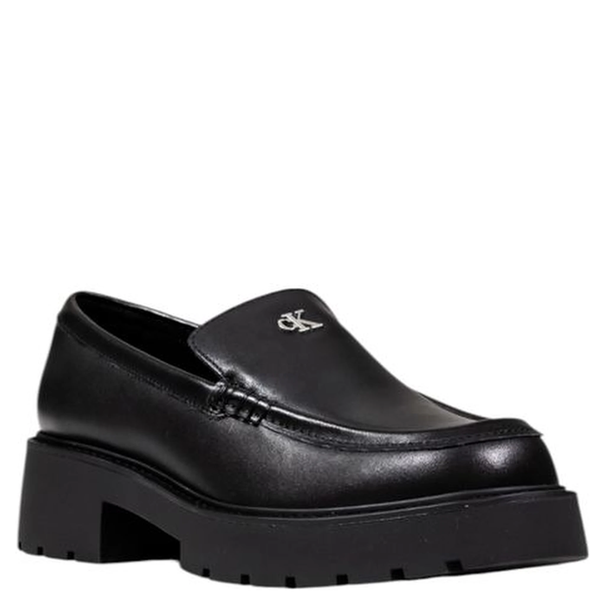 Black Leather Pumps