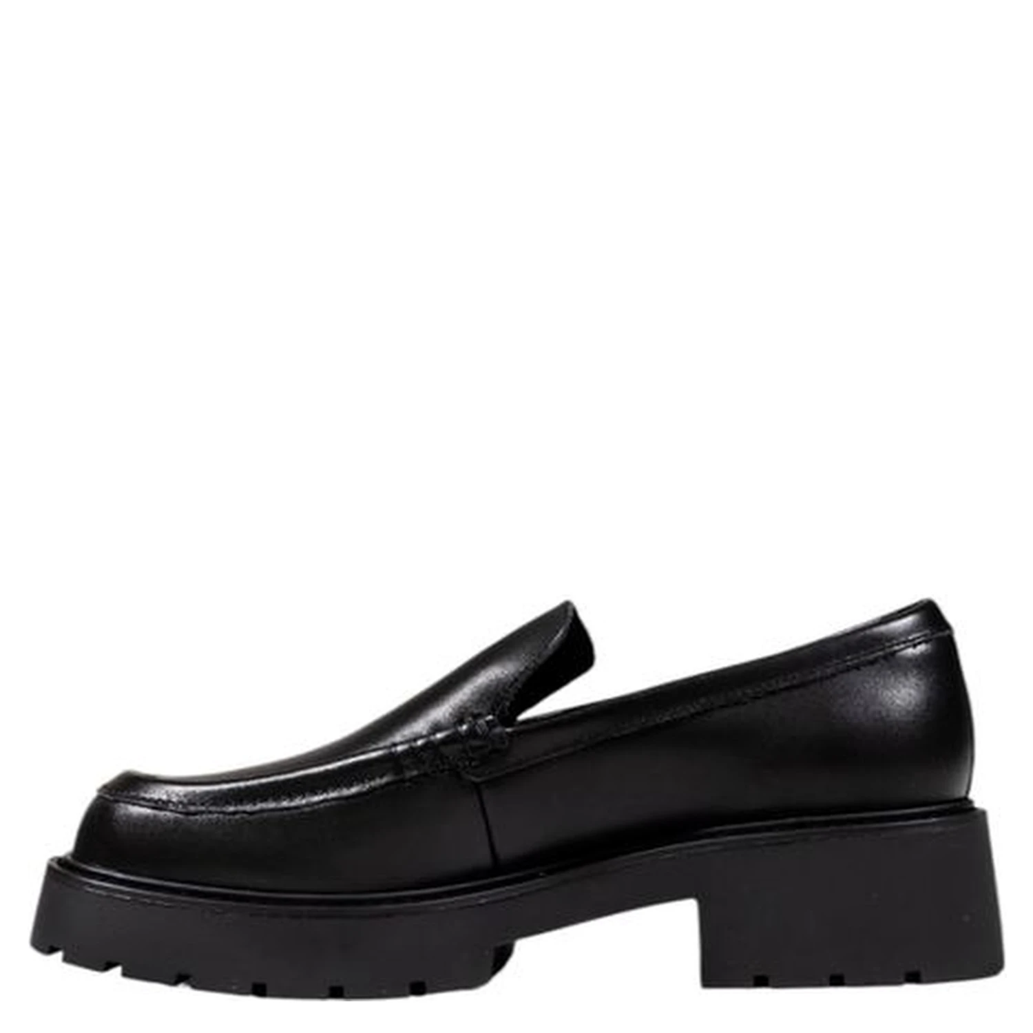 Black Leather Pumps