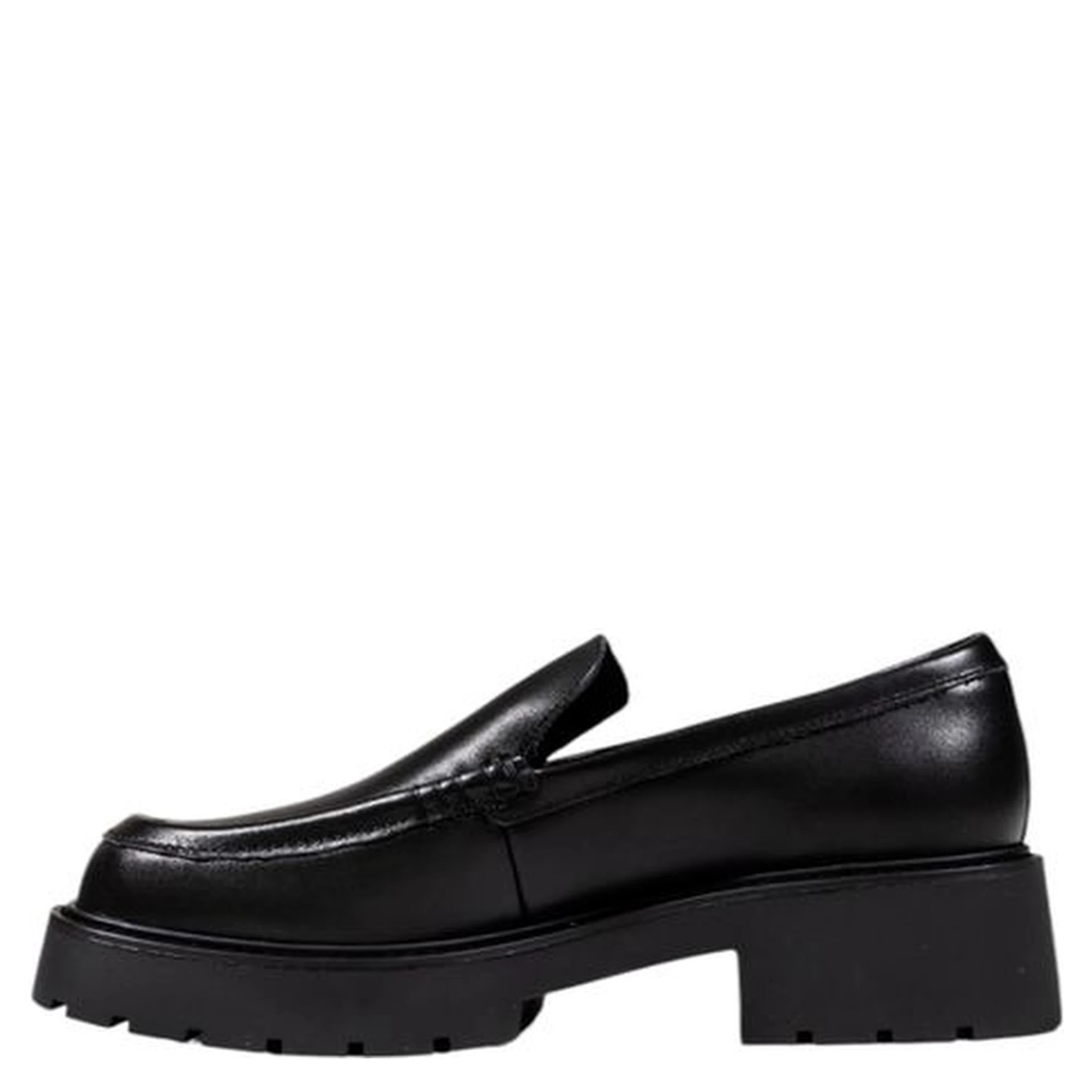 Black Leather Pumps