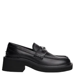Black Leather Pumps