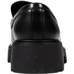 Black Leather Pumps