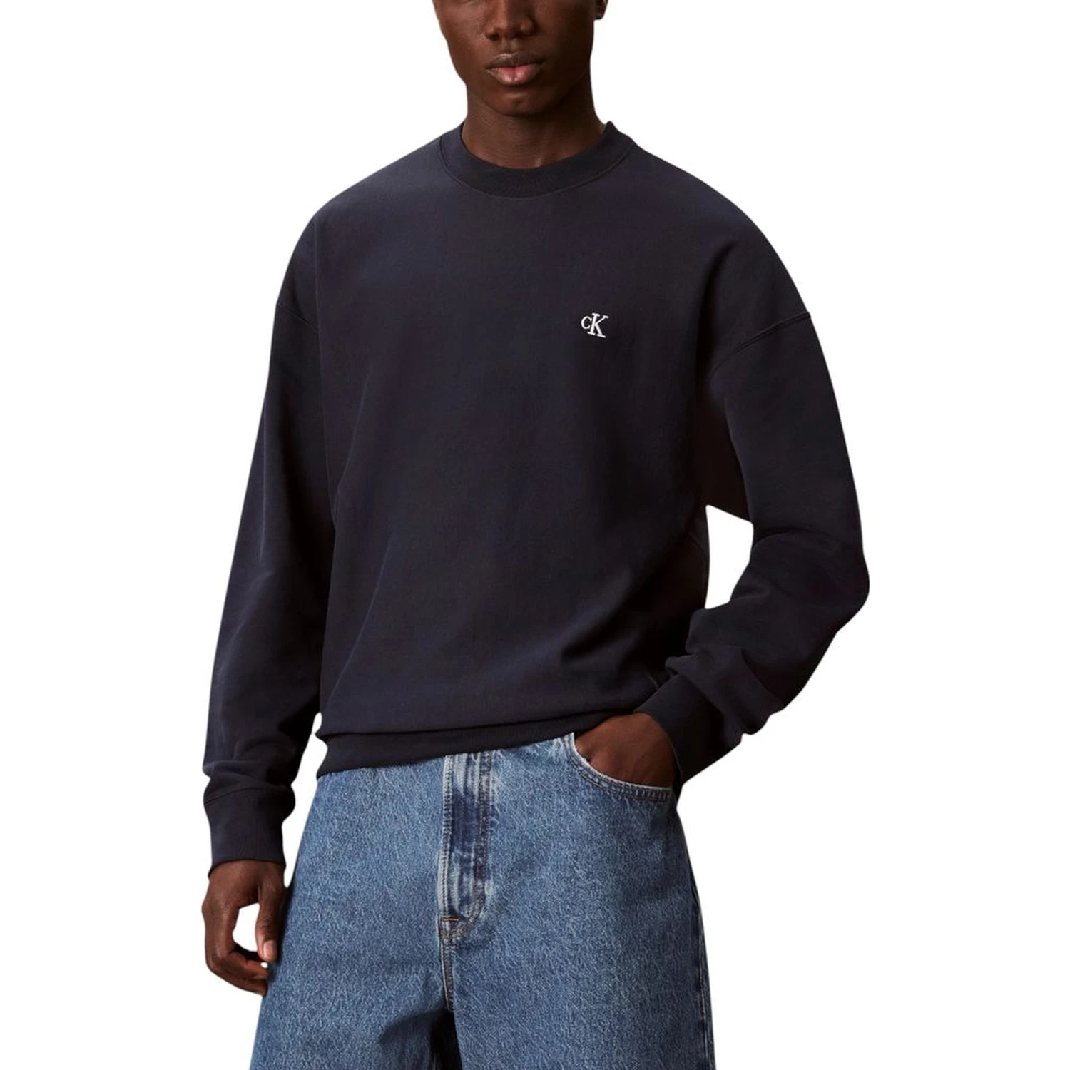 Blue Cotton Sweatshirt