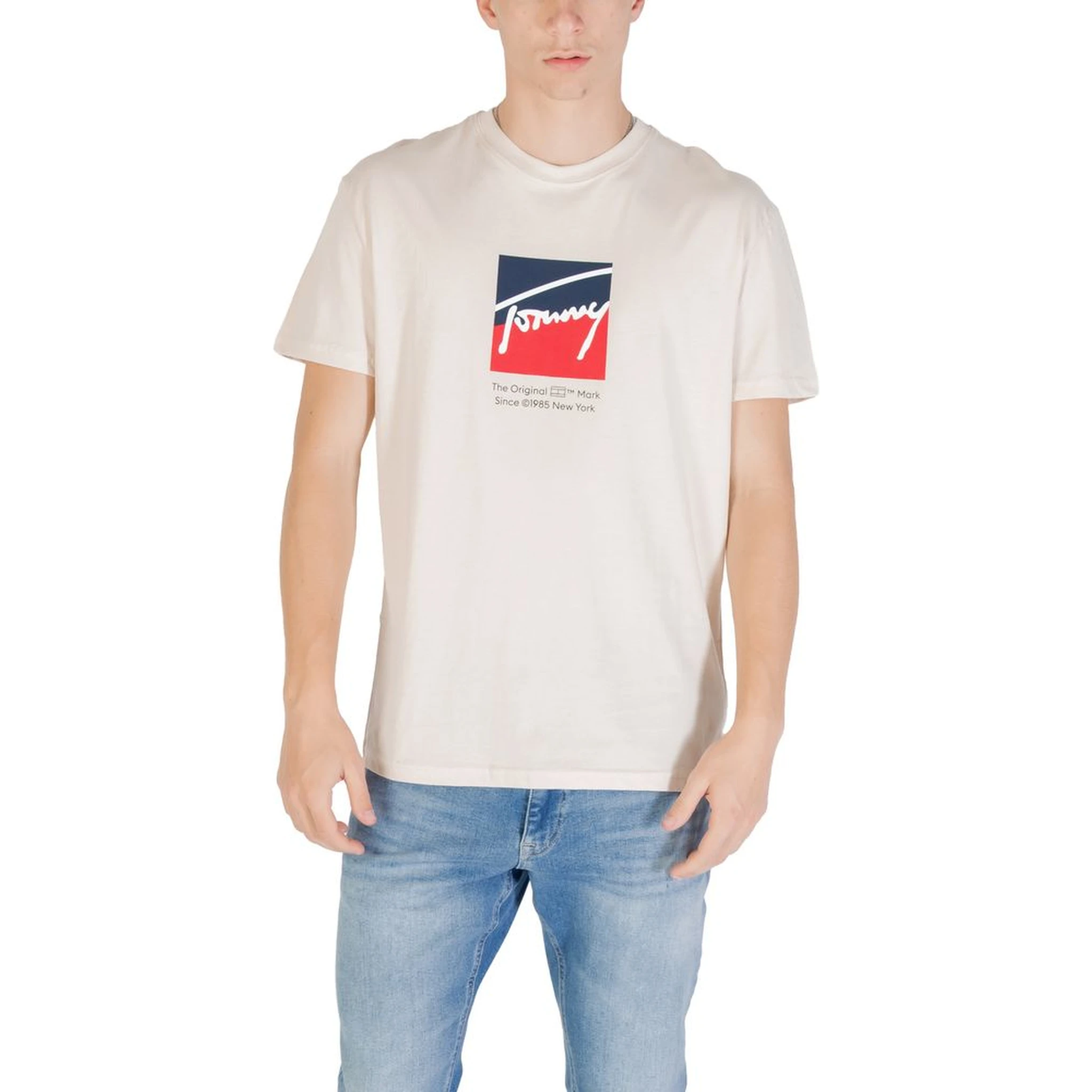 Beige Recycled Cotton T-Shirt