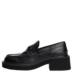 Black Leather Pumps