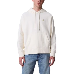 White Cotton Hoodie