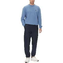 Blue Cotton Joggers (Workout Pants)