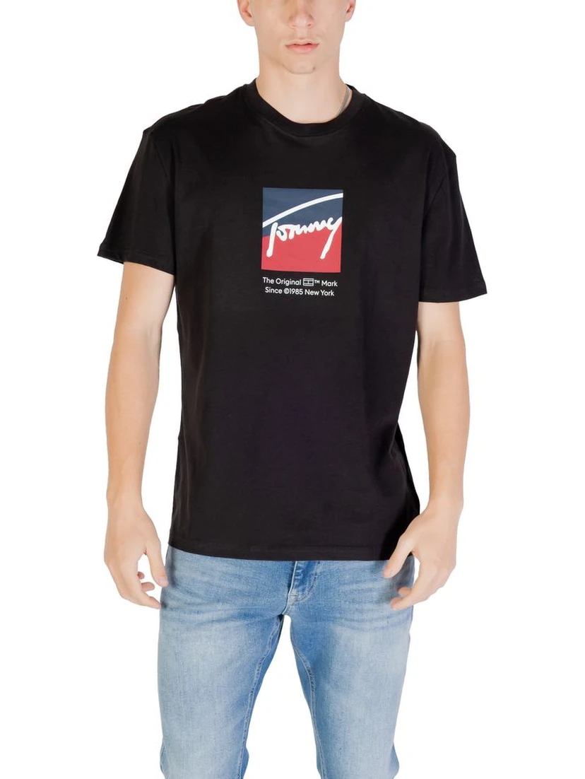 Black Recycled Cotton T-Shirt