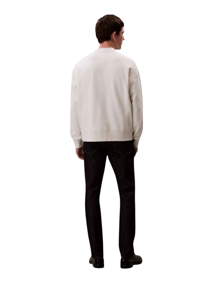 White Cotton Sweatshirt