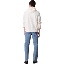 White Cotton Hoodie