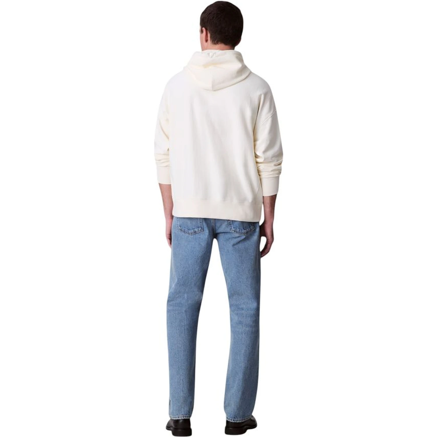 White Cotton Hoodie