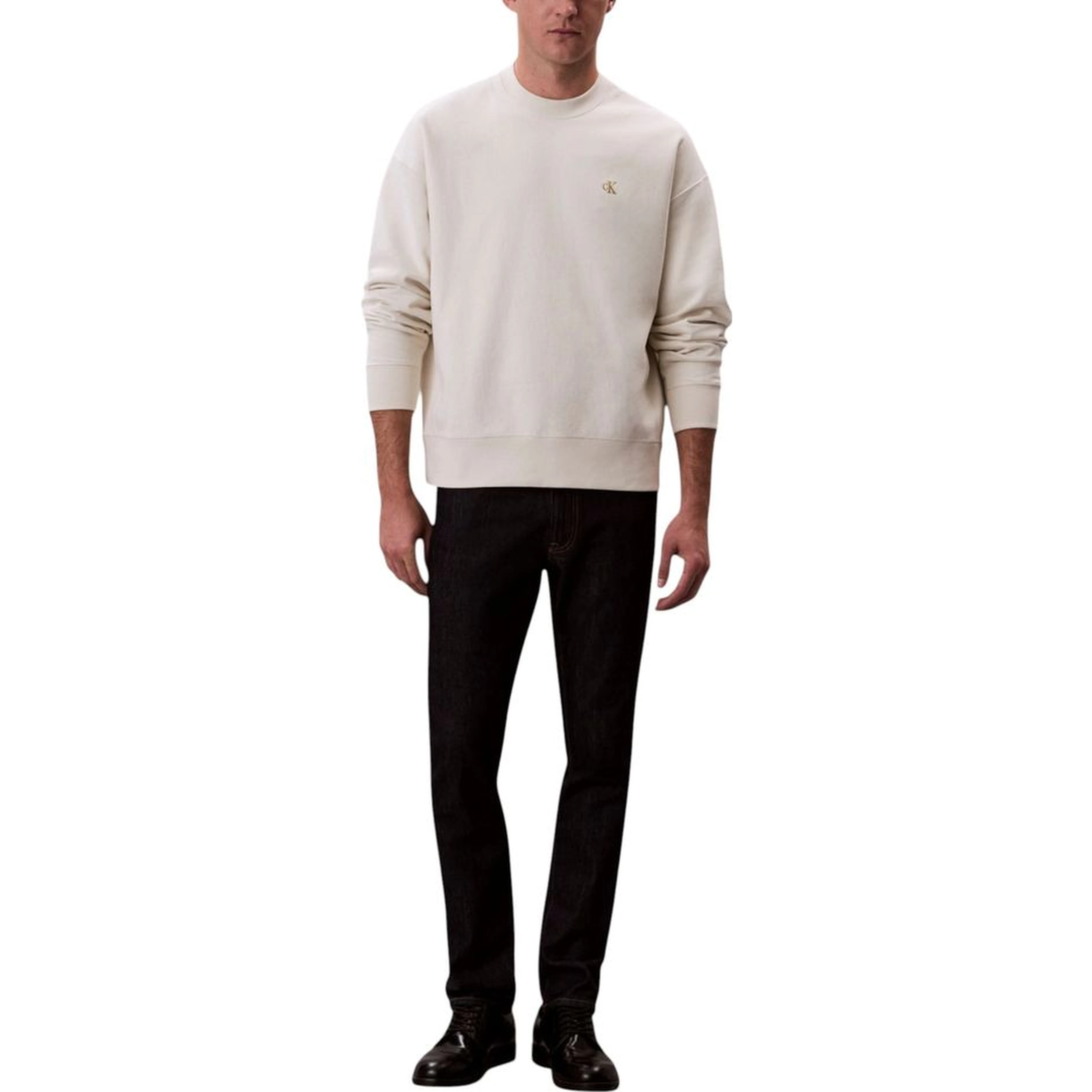 White Cotton Sweatshirt
