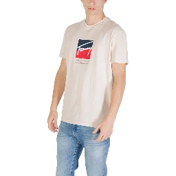 Beige Recycled Cotton T-Shirt