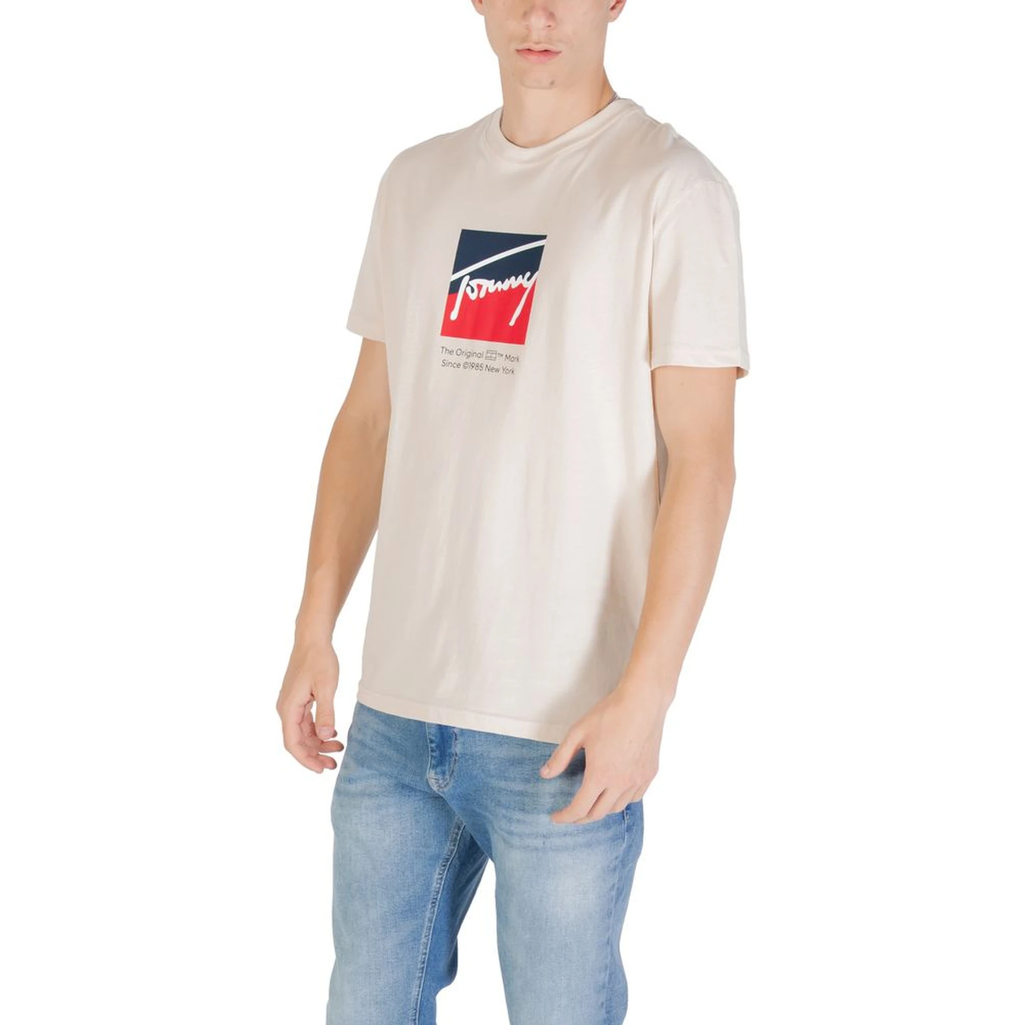 Beige Recycled Cotton T-Shirt
