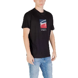 Black Recycled Cotton T-Shirt