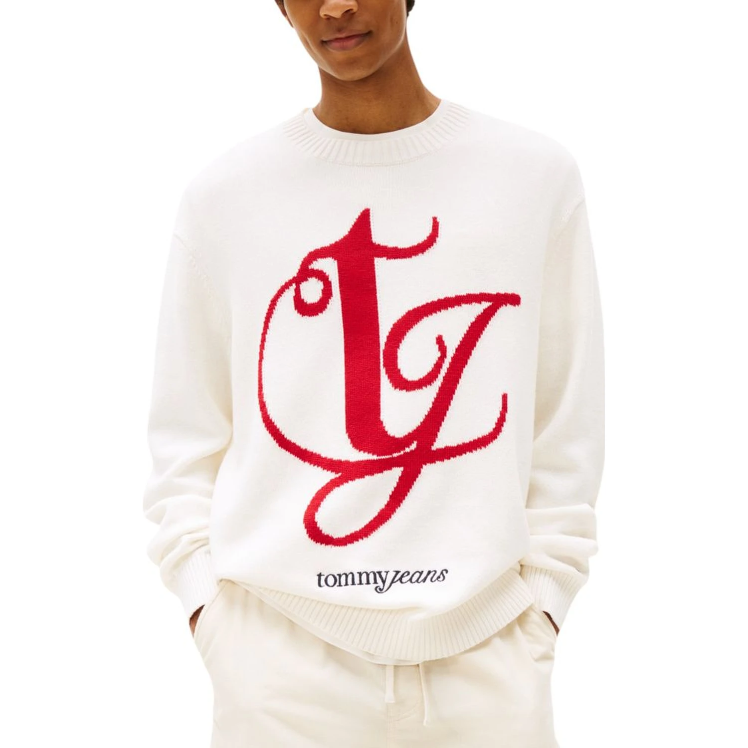 Cream Recycled Cotton Sweatshirt