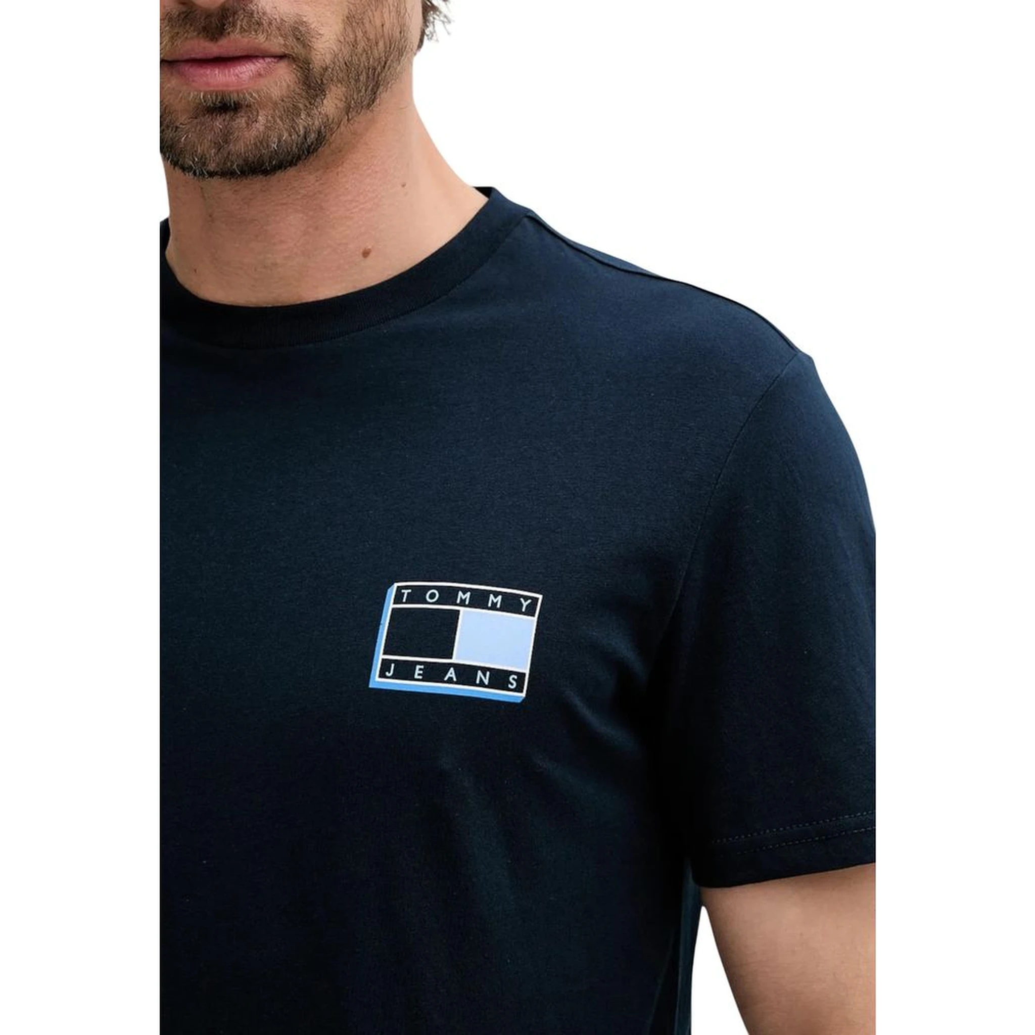 Blue Recycled Cotton T-Shirt
