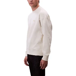 White Cotton Sweatshirt