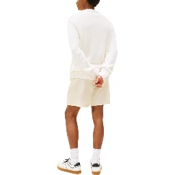 Cream Recycled Cotton Sweatshirt