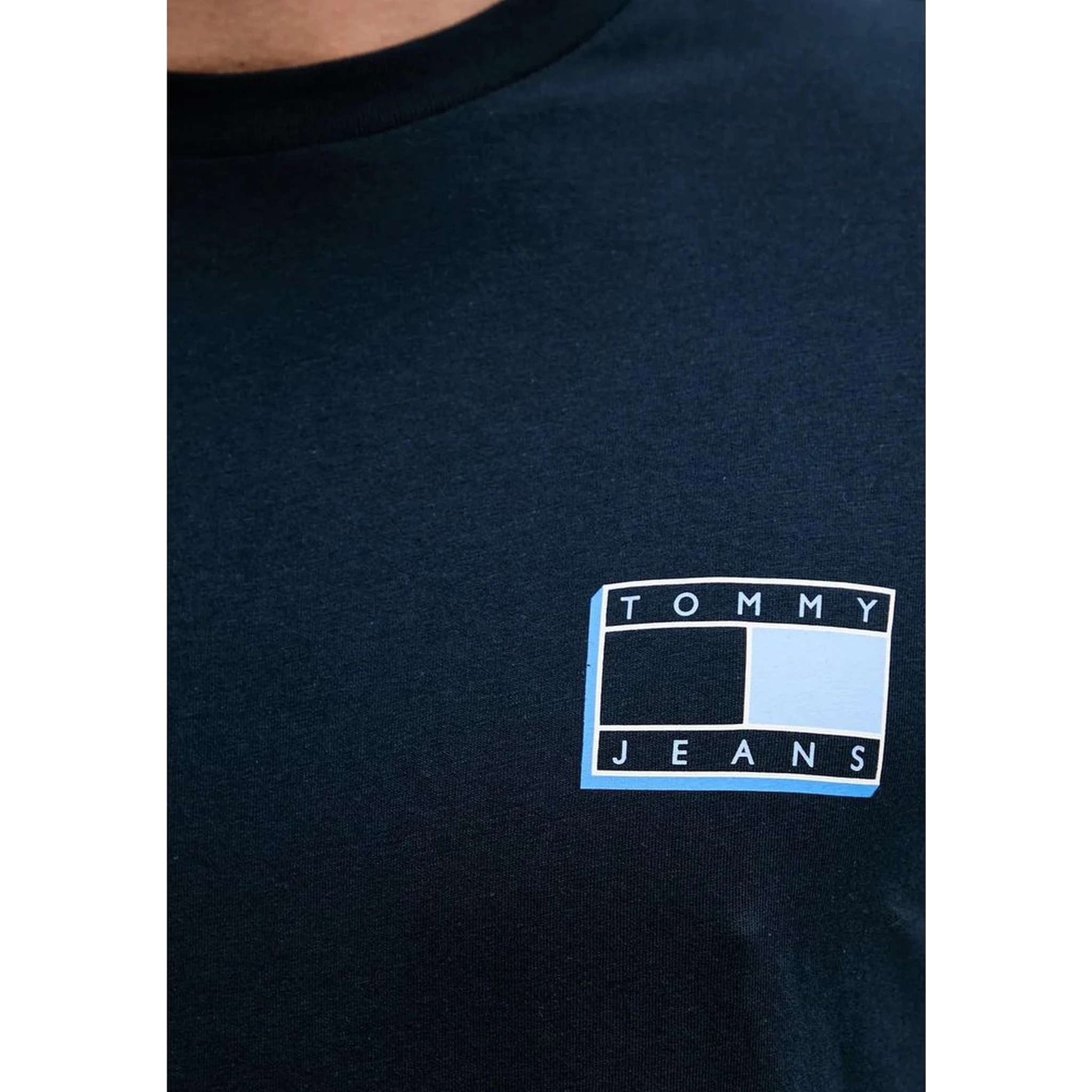 Blue Recycled Cotton T-Shirt