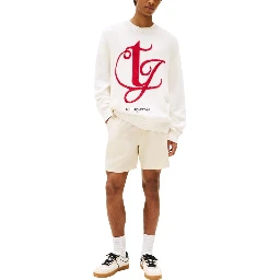 Cream Recycled Cotton Sweatshirt