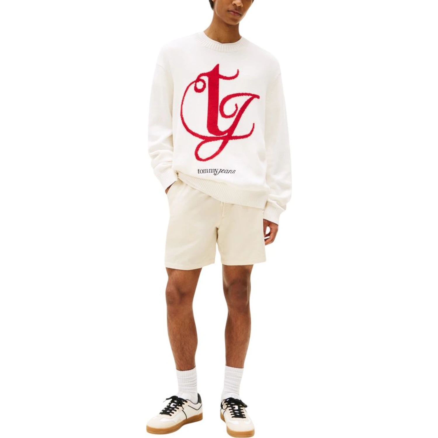 Cream Recycled Cotton Sweatshirt