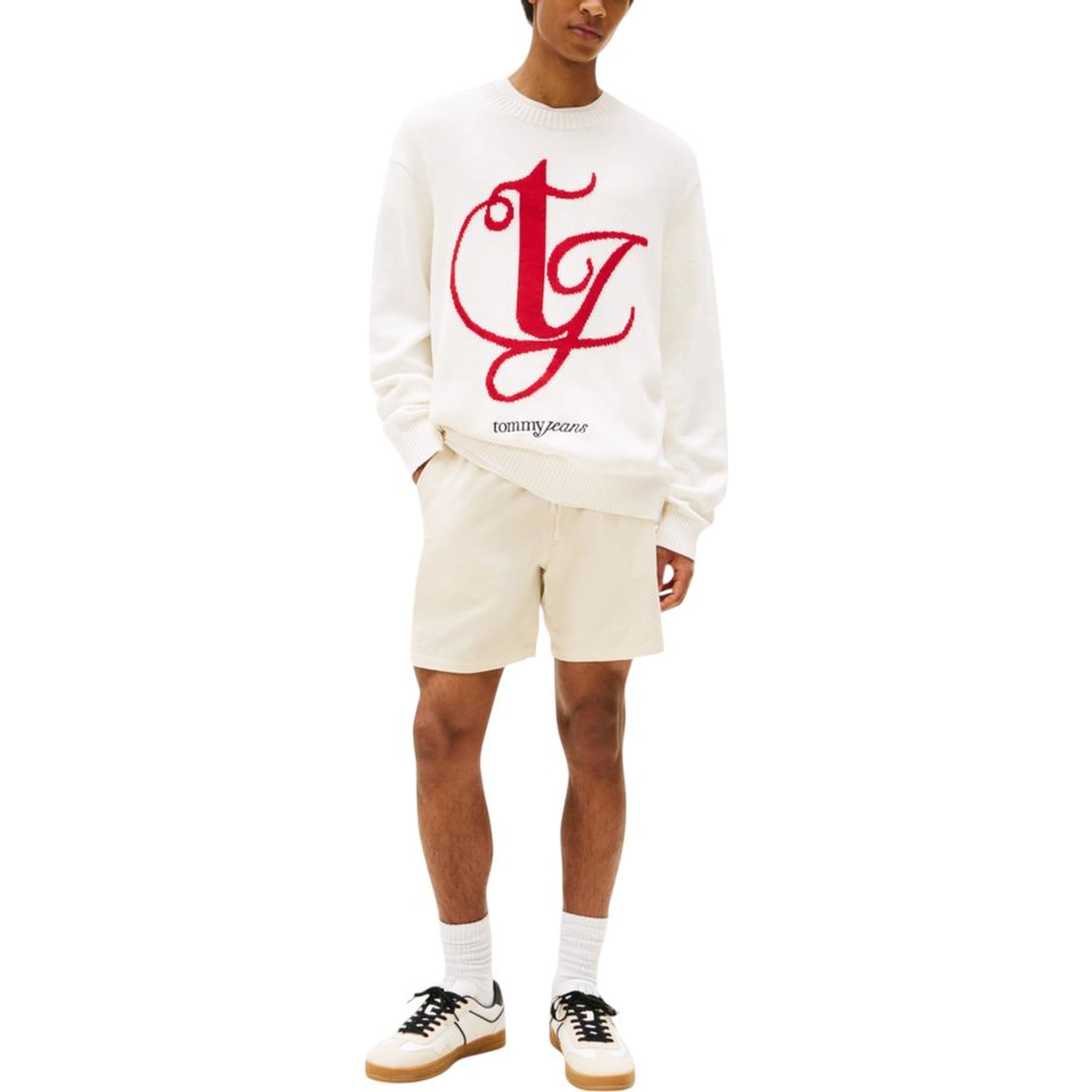 Cream Recycled Cotton Sweatshirt