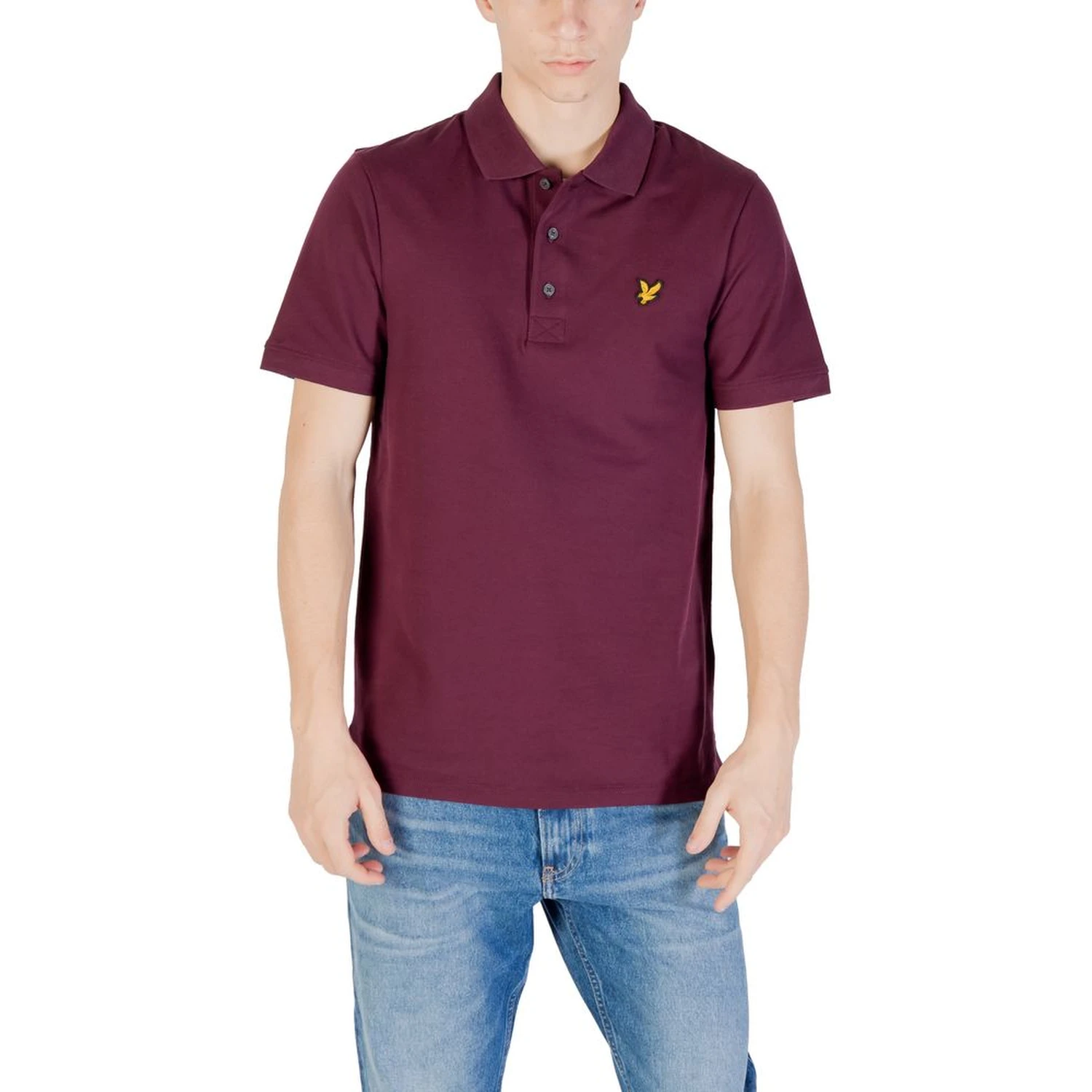Bordeaux Cotton Polo Shirt