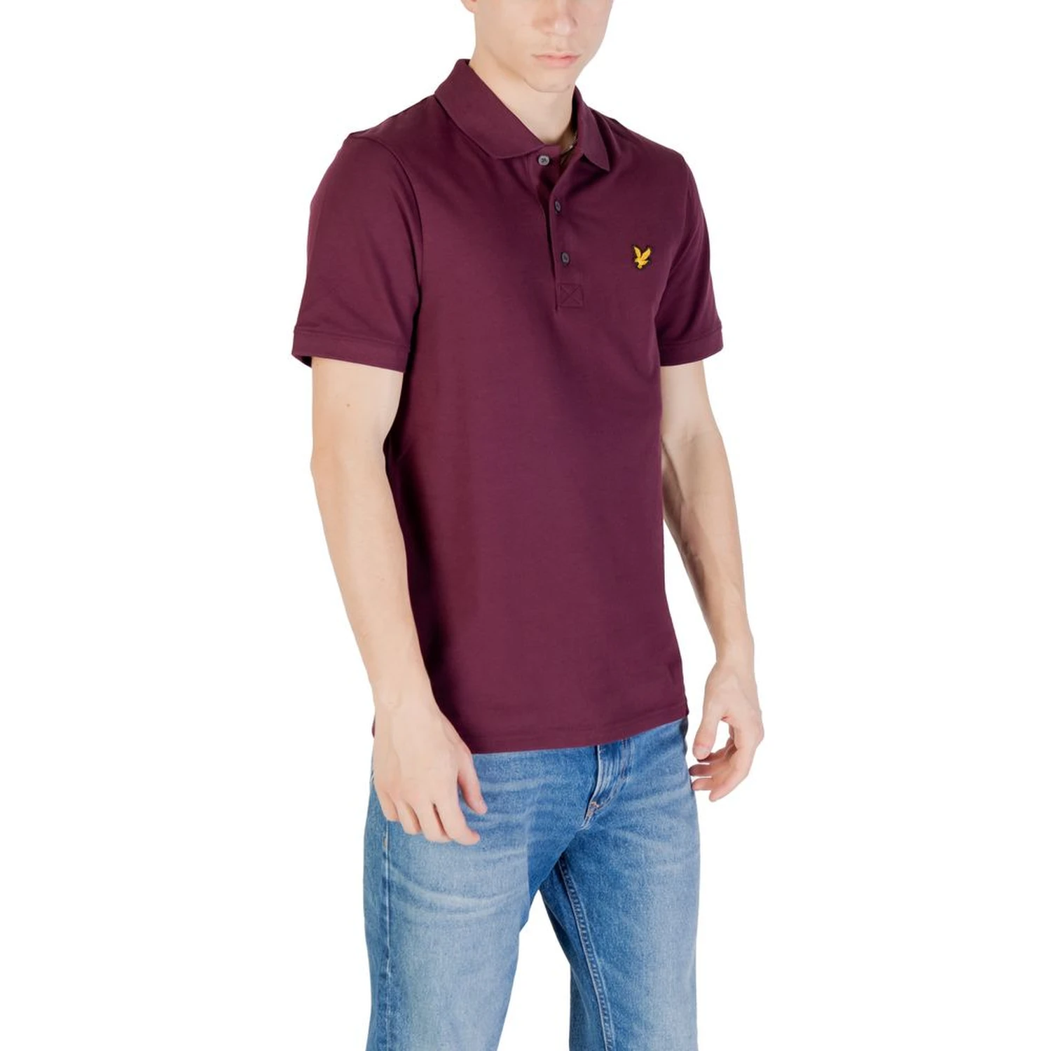 Bordeaux Cotton Polo Shirt
