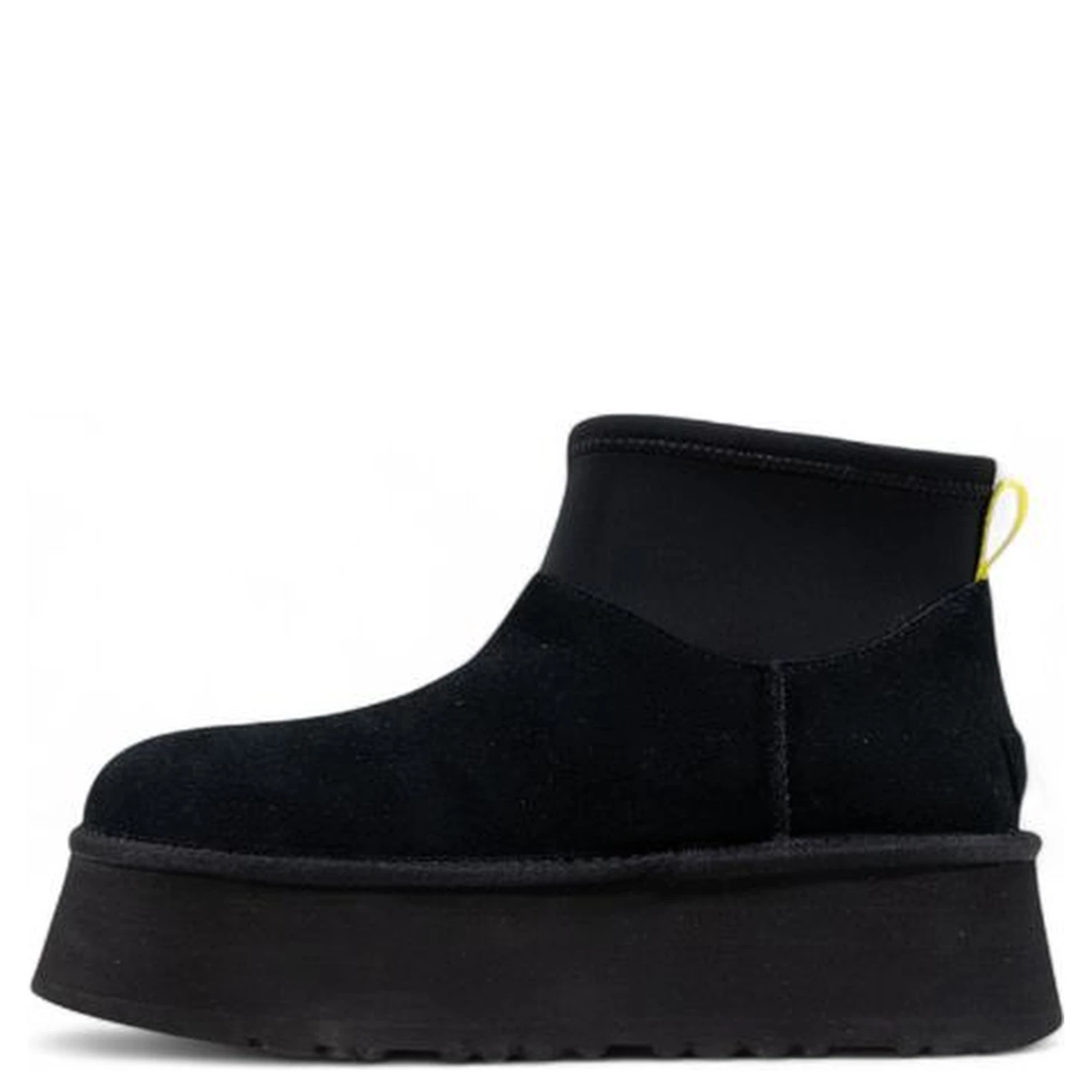 Black Suede Leather Ankle Boots